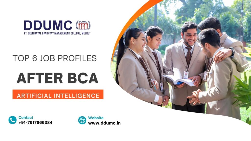Top 6 Job Profiles after BCA in Artificial Intelligence