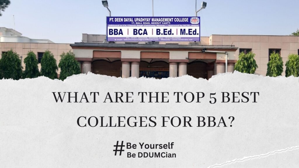 What are the top 5 best colleges for BBA?