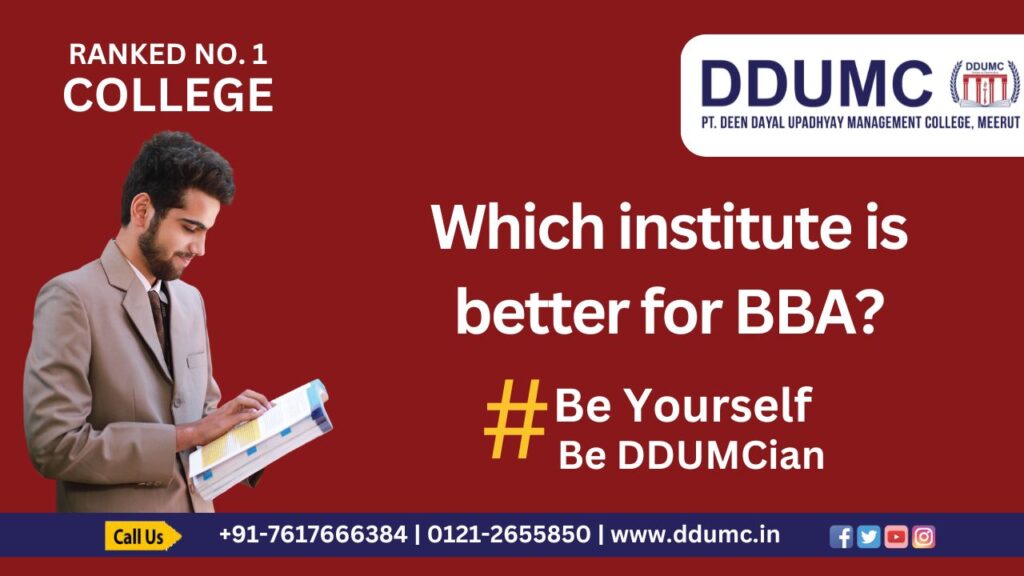 Which institute is better for BBA?
