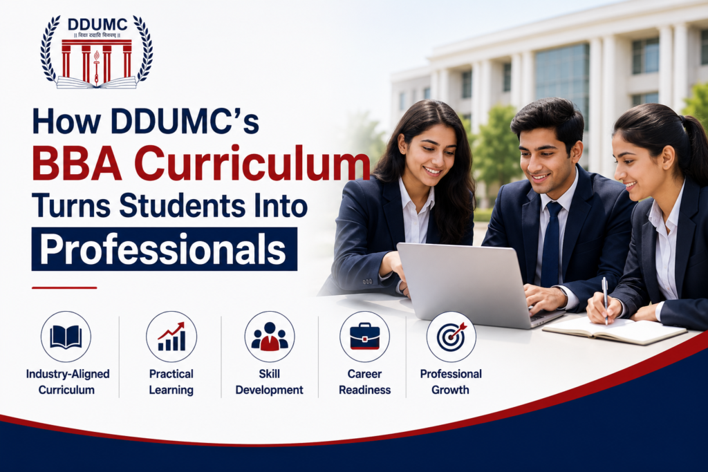 How DDUMC's BBA Curriculum Turns Students Into Professionals